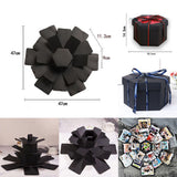 Hexagon 5 Layer 6 Sided Explosion Gift Box Innovative DIY Photo Album Paper 1pcs